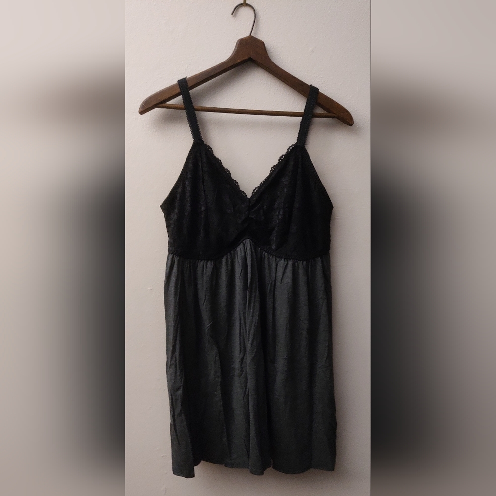 Torrid Black and Gray Chemise - Picture 5 of 6